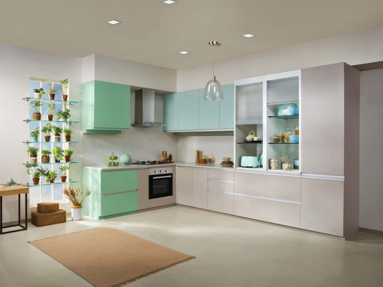 Browse Sleek Nature Lover Kitchen Design